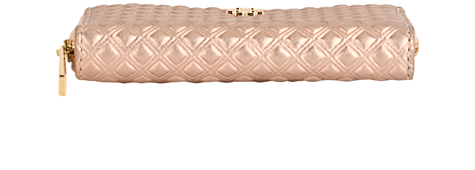 Tory Burch Quilted Small Wallet, &pound;70, Accessories, Pink, Leather, Top view